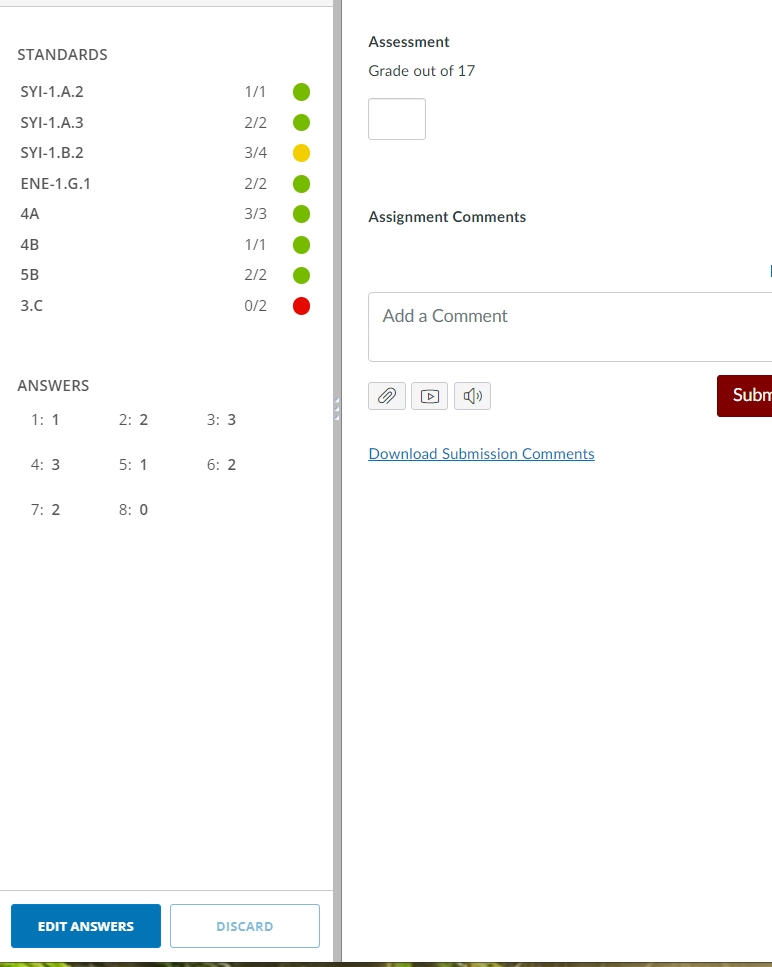 Scoring an assessment in Speed Grader Instructure Community